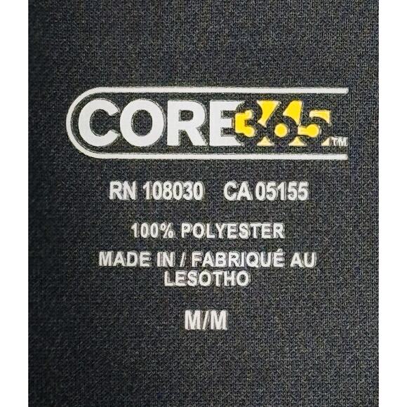 Core 365 Mens Polo Shirt Medium Black Dri Fit - Picture 3 of 10